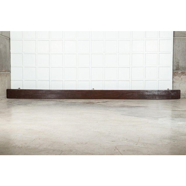 Brown Set of English Convent Pine Benches, 1890 For Sale - Image 8 of 18