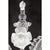 Venetian White and Transparent Floral Murano Glass Wall Sconce by Simoeng for Simoeng For Sale - Image 4 of 7