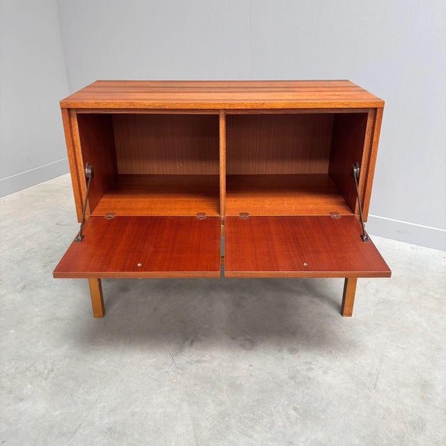 Wood Small Vintage Sideboard in Teak, 1960s For Sale - Image 7 of 10