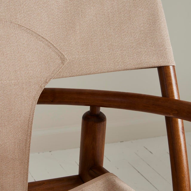 Beige Piero Palange & Werther Toffoloni Hoop Chairs for Germa, 1970's, a Pair For Sale - Image 8 of 10