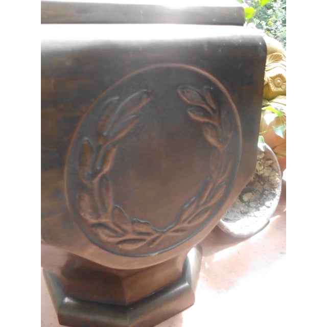 Antique Lidded Box in Brass Sheet with Embossing, 1890s For Sale - Image 3 of 18