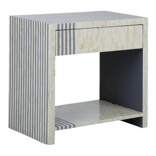 Bedside Table - Gray For Sale