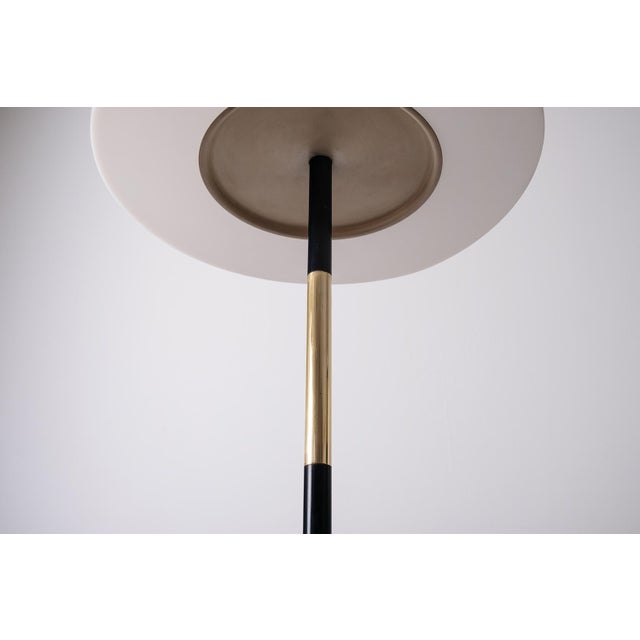 Black Mid-Century Floor Lamp, 1950s For Sale - Image 8 of 13