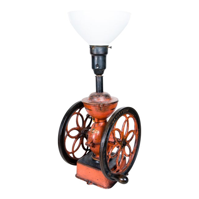 Late 19th Century Coffee Grinder Table Lamp Chairish
