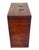 19th Century English Mahogany Traveling Bar Case 3 Bottle Liquor Decanter Box For Sale In New York - Image 6 of 18