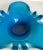 Blue Vintage Blue and White Murano Art Glass Bowl For Sale - Image 8 of 11