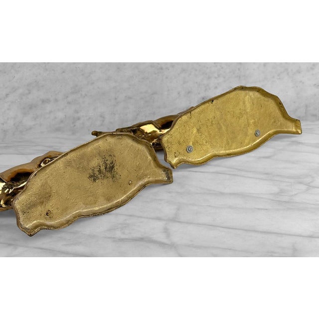 Vintage Traditional Brass Equestrian Horse Mantle Bookends - A Pair For Sale - Image 10 of 10