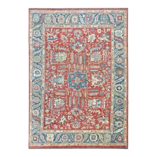 Handmade Traditional Design Wool Rug. 8'11" X 12'07" For Sale