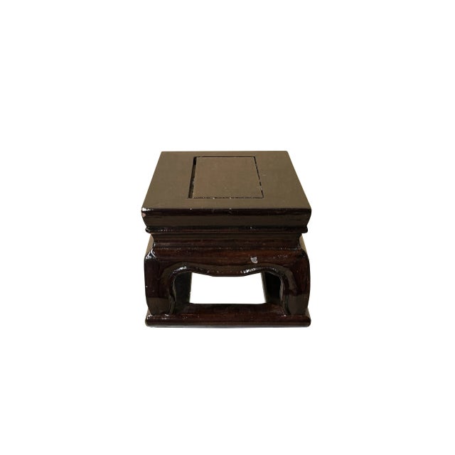 Add a touch of timeless elegance to your home decor with this classic reddish brown display stand. The simple, clean...