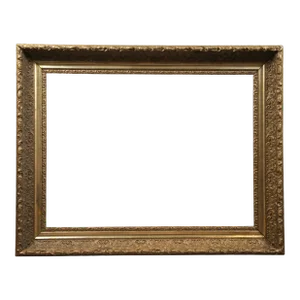 Antique Carved Oak Gilt Gold Acanthus Foliate Picture Art Mirror Frame