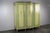 1950s Venetian Baroque Green Lacquered Hand-Painted Floral Three-Door Wardrobe, 1950s For Sale - Image 5 of 17