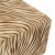 Kenneth Cole Zebra Design Cowhide Ottoman For Sale - Image 4 of 5