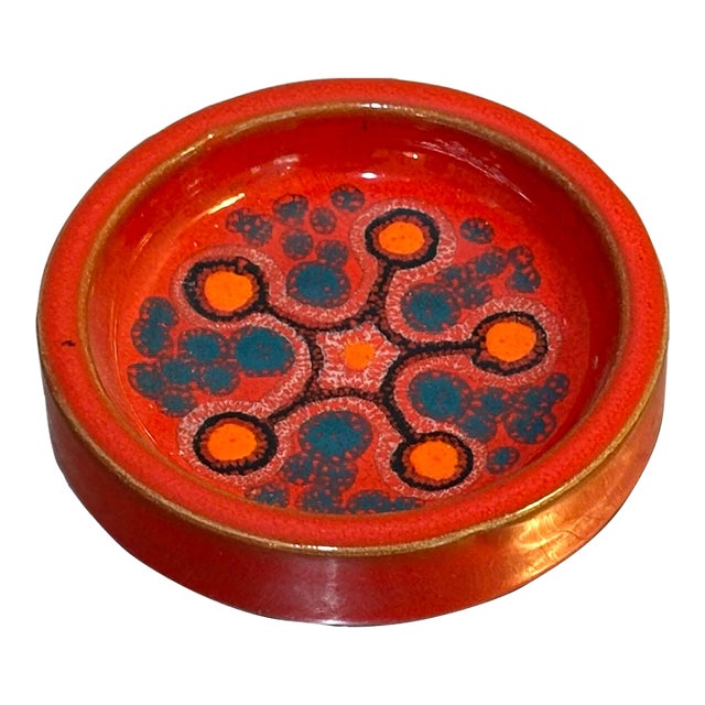 Kjarval Lokken Icelandic Midcentury Lava Pottery Ashtray For Sale