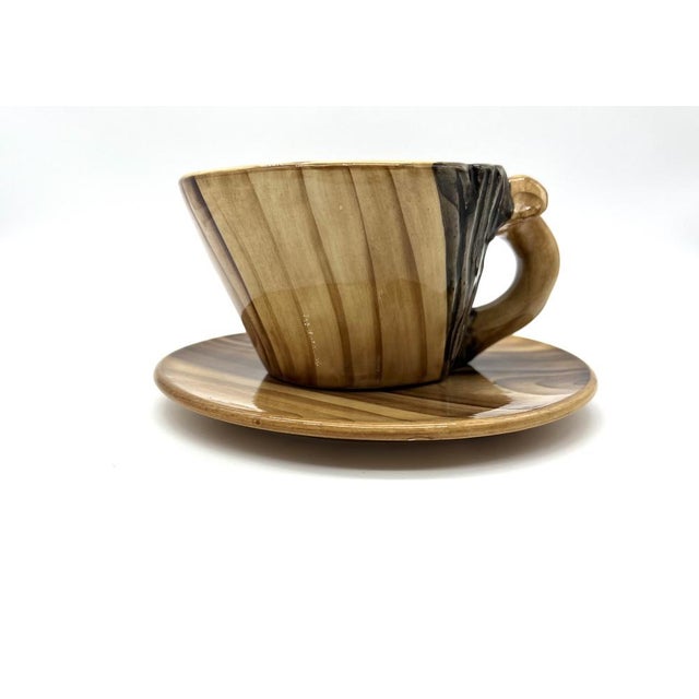 Modern Tea Service by Grandjean-Jourdan for Vallauris, 1955, Set of 7 For Sale - Image 11 of 15