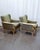 Wood Pair of Attributed to Henning Kjærnulf Danish Oak Lounge Chairs With Ottoman, C. 1960s For Sale - Image 7 of 18