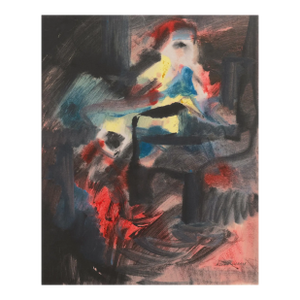 'Abstract' by Alfred A. Cunningham, Marin, Watercolor Artists of San Francisco, De Young Museum