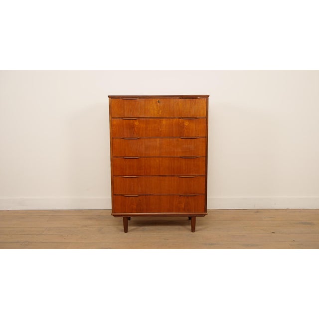 Vintage Danish Chest of Drawers in Teak For Sale - Image 11 of 11