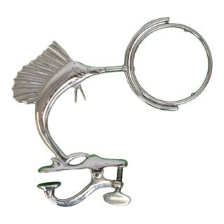Abercrombie & Fitch Chrome Sailfish Gunwale Cup/ Drink Holder For Sale
