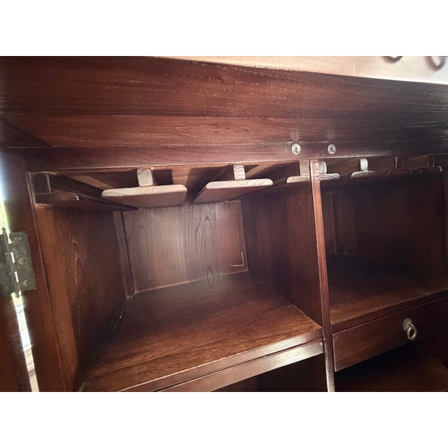 Asian Flip-Top Bar Cabinet For Sale - Image 14 of 15