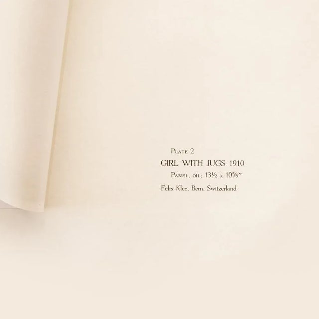 1955 After Paul Klee "Girl With Jugs", First Edition Lithograph For Sale In Dallas - Image 6 of 9