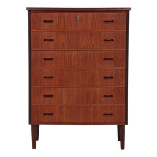 Vintage Teak Chest of Drawers, 1960s For Sale