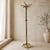 Italian Hollywood Regency Brass and Marble Hall Tree Coat Rack with Twisted Column, 1950s For Sale - Image 11 of 14