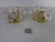 Brass and Crystal Glass Flower Sconces by Ernst Palme for Palwa, 1960s, Set of 2 For Sale - Image 6 of 18