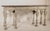 French Louis XIV Style Grisaille Painted Console Table For Sale - Image 3 of 11