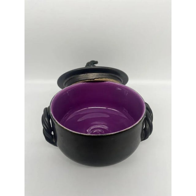 ceramic box from the 1950s signed Ceramony Vallauris This piece has an attribution mark, I am sure that it is completely...