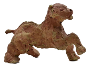 Sirio Pellegrini, Puppy Sculpture, 1960s, Terracotta