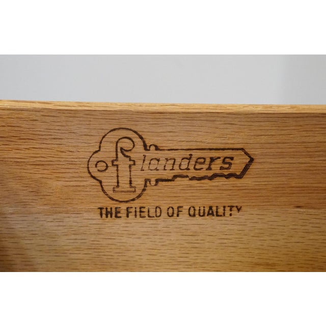 Wood Flanders Mfg. Co. Solid Hard Rock Maple Colonial Early American Style 23" Lingerie Chest For Sale - Image 7 of 11