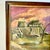 Olive 1972 Impressionist Rustic Landscape Original Oil Painting, ‘Old Wyoming’ by Kay Anthony For Sale - Image 8 of 15