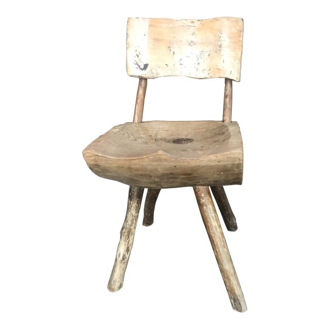 1800 S Vintage Rustic Handmade Log Chair