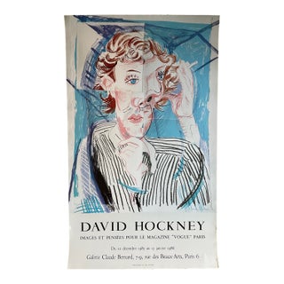 David Hockney, Images Et Pensées Pour Le Magazine "Vogue" Paris, Copyright David Hockney 1985- Imp. Union Paris, Printed in France For Sale