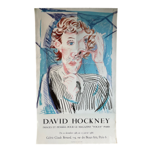 David Hockney, Images Et Pensées Pour Le Magazine "Vogue" Paris, Copyright David Hockney 1985- Imp. Union Paris, Printed in France