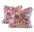 Premier Prints MM Designs White & Red Printed Botanical Floral Leaf Leaves Pillow Covers - Set of 3 For Sale In Jacksonville, FL - Image 6 of 8