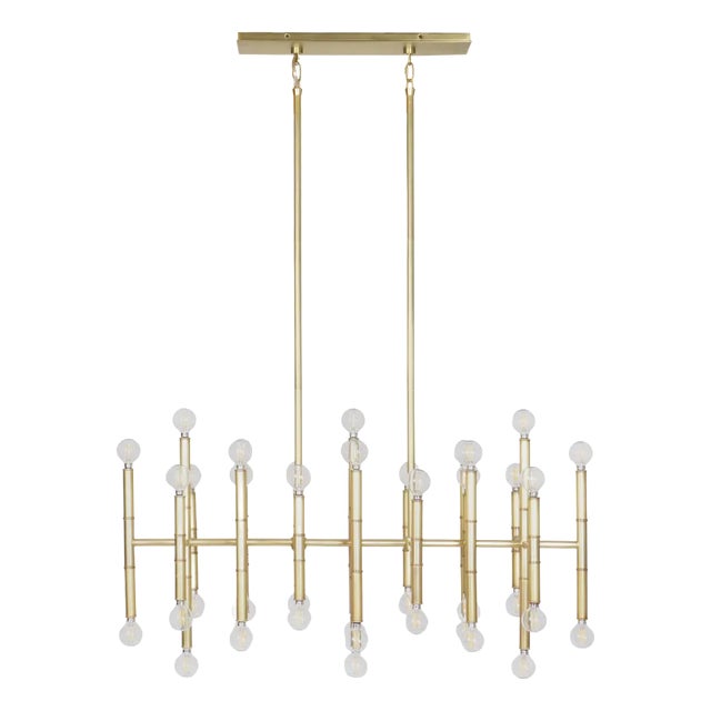 Jonathan Adler Meurice Rectangle Chandelier For Sale