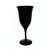 Glass Mid-Century Modern Black Glass Stemware Curation - Group of 9 For Sale - Image 7 of 14