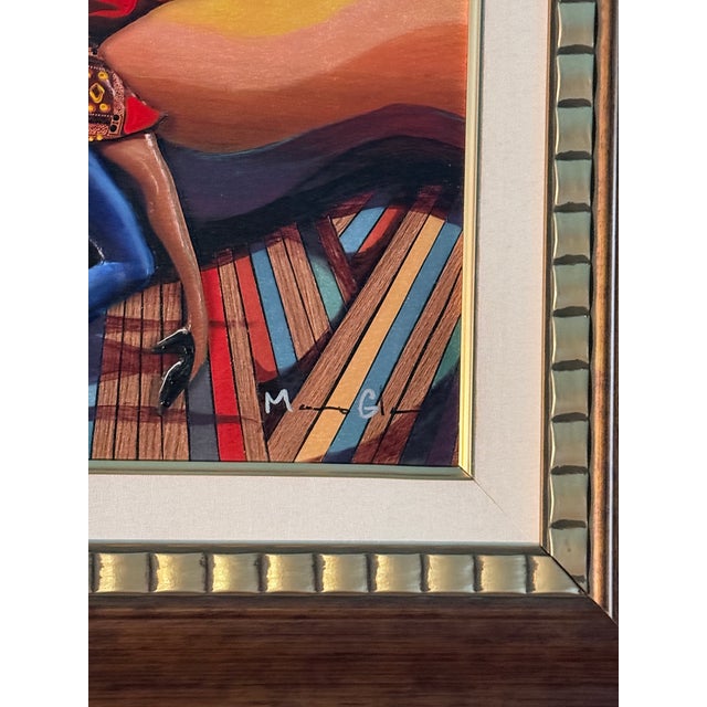 Contemporary Glynn Marcus “Life Imitating Art (Picasso Painting)” Giclee on Canvas With Hand Embellishment and Bas Relief Signed For Sale In New York - Image 6 of 11