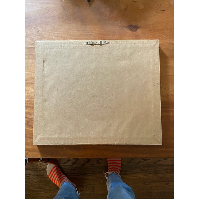 Sculpture Materials Mid 20th Century Stokes Hummingbird Engraving, Framed For Sale - Image 7 of 7