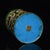 1960s 1960s Enamel Brush Pot With Bird and Flower Motif For Sale - Image 5 of 9