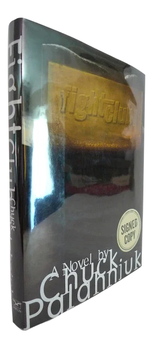 Late 20th Century Book, Signed Chuck Palahniuk's Fight Club