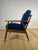 Danish Armchair from the 1960s – Mid-Century Teak and Fabric Seat