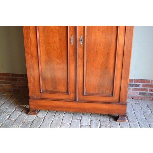 Antique Louis Philippe Cherrywood Girls Wardrobe For Sale - Image 4 of 11