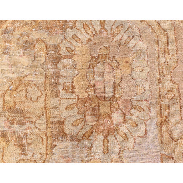 Indian Authentic Indian Amritsar Handmade Wool Carpet For Sale - Image 3 of 9