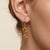 Elevate your everyday style with these radiant double-drop huggie earrings. Masterfully crafted, each earring features a...