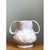 Early 21st Century Vintage Biomorphic Ceramic Double Handle Vase For Sale - Image 5 of 12