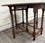 Antique 1800s English or American Jacobean Revival Drop Leaf Gate Leg Table For Sale - Image 9 of 14