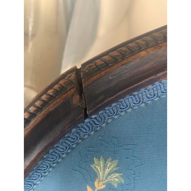 Bergère Armchair French Louis XVI Style For Sale In Providence - Image 6 of 7