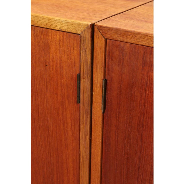 Wood Teak RY-100 Chests of Drawers by Hans J. Wegner for Ry Møbler, 1960s, Set of 2 For Sale - Image 7 of 9